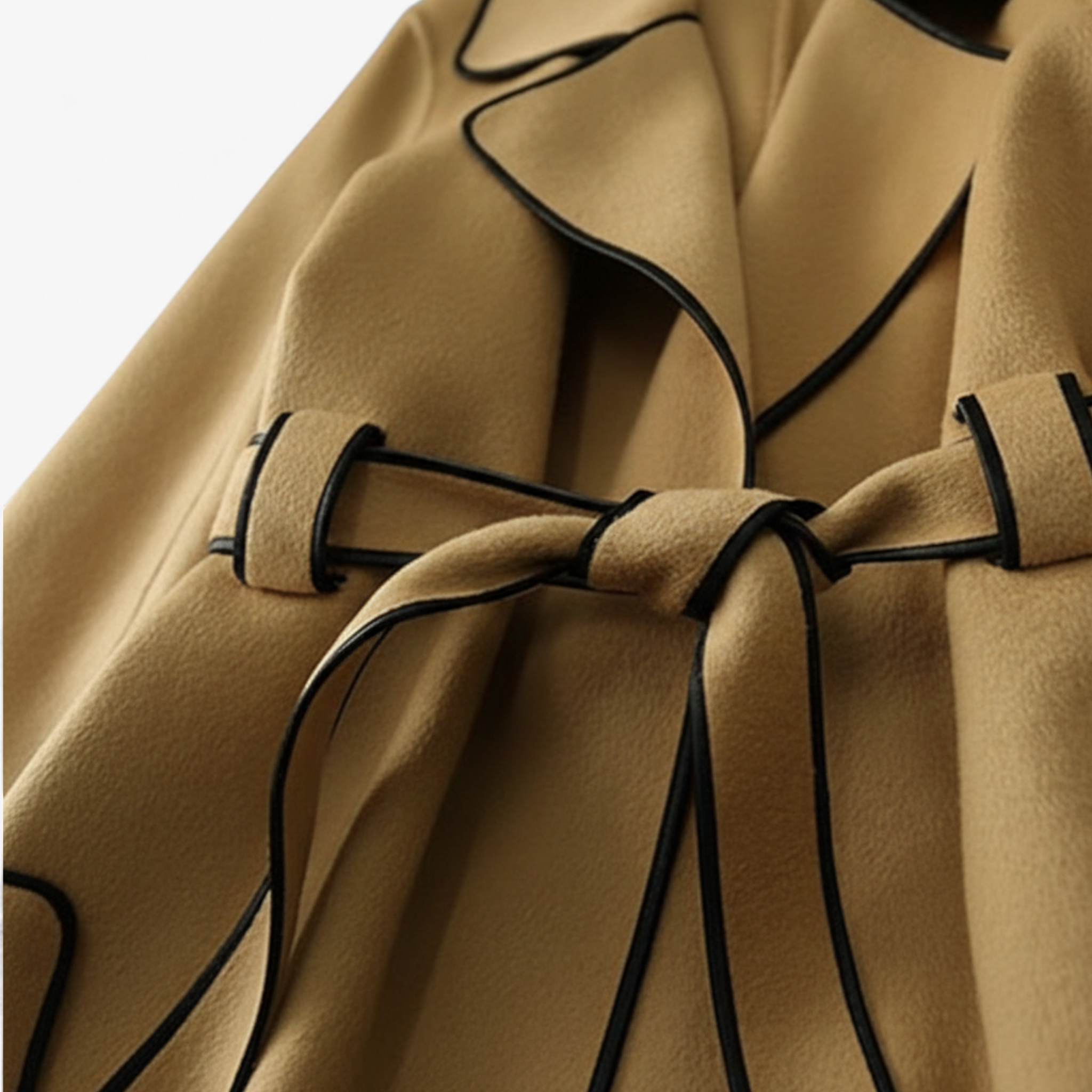 Elegante Winterjas Dames met Riempje