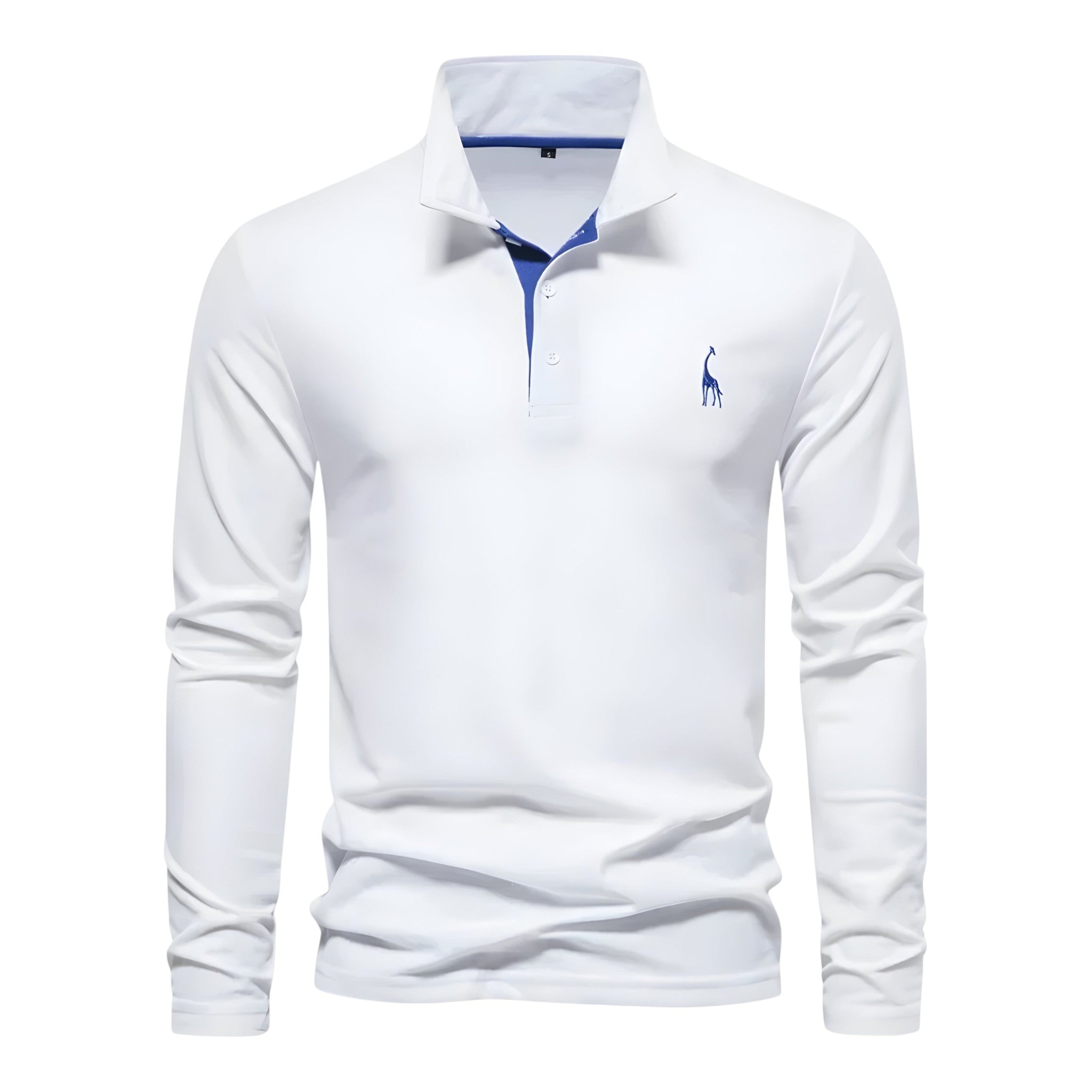 Poloshirt Lange Mouwen Klassieke Stijl Dagelijks Comfort