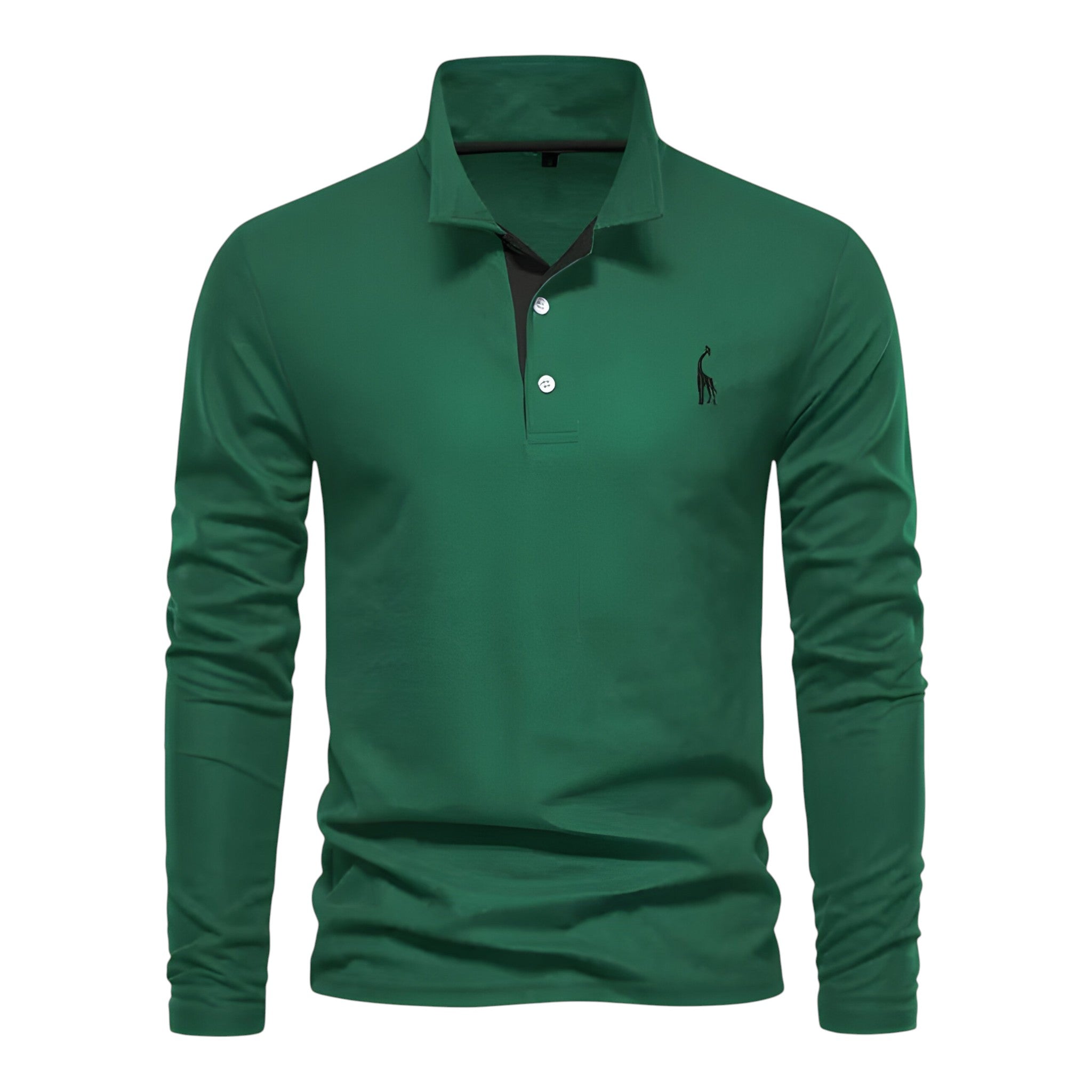 Poloshirt Lange Mouwen Klassieke Stijl Dagelijks Comfort