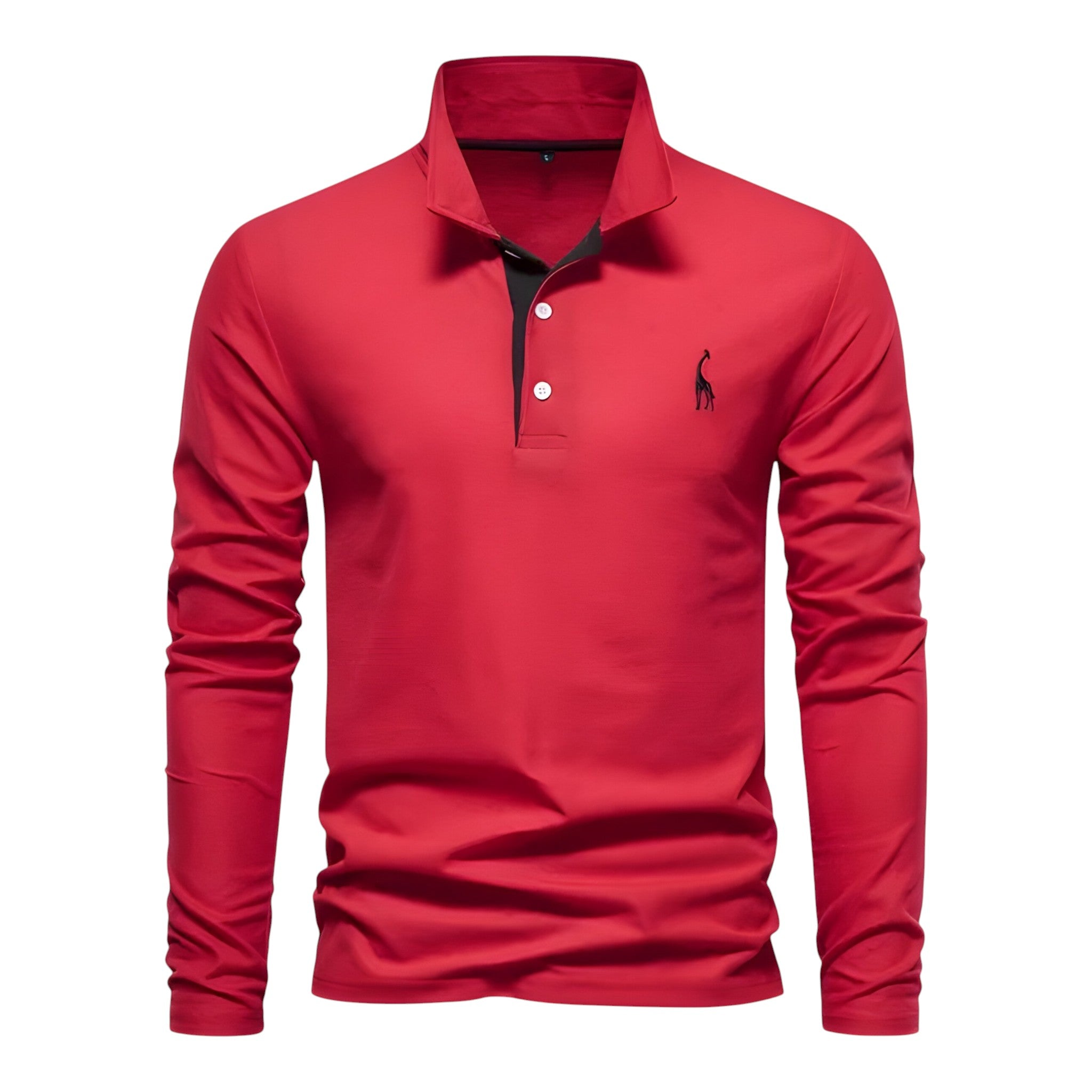 Poloshirt Lange Mouwen Klassieke Stijl Dagelijks Comfort