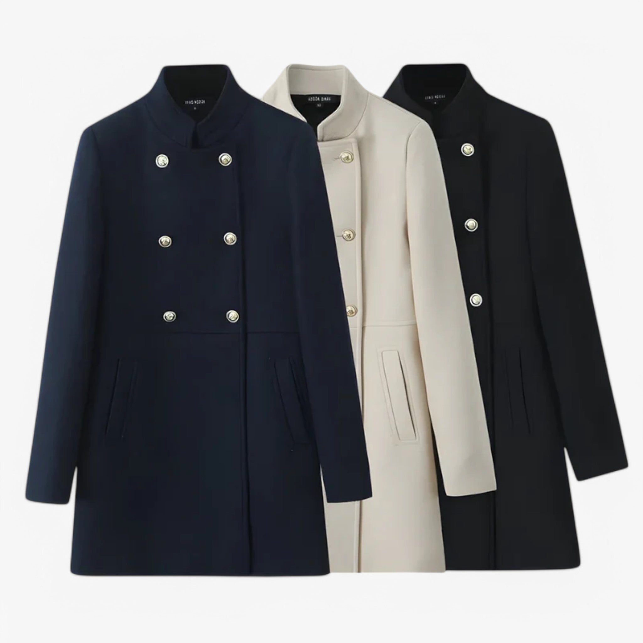 Stijlvolle en elegante wollen jas voor dames