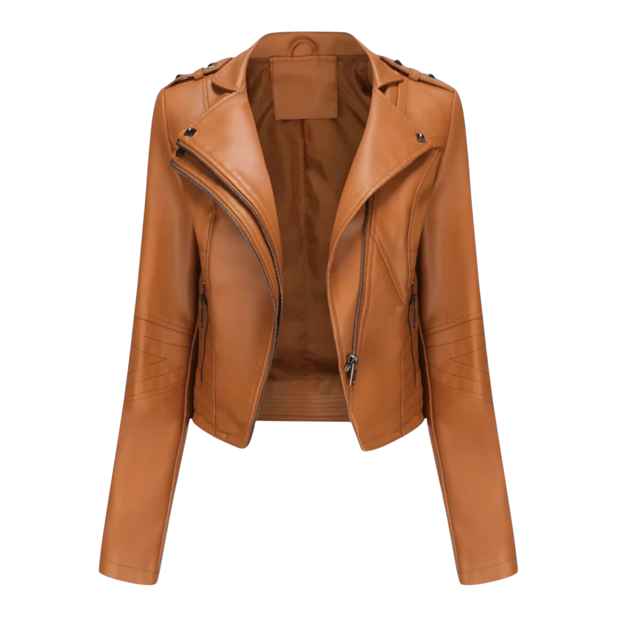 Korte leren jas dames