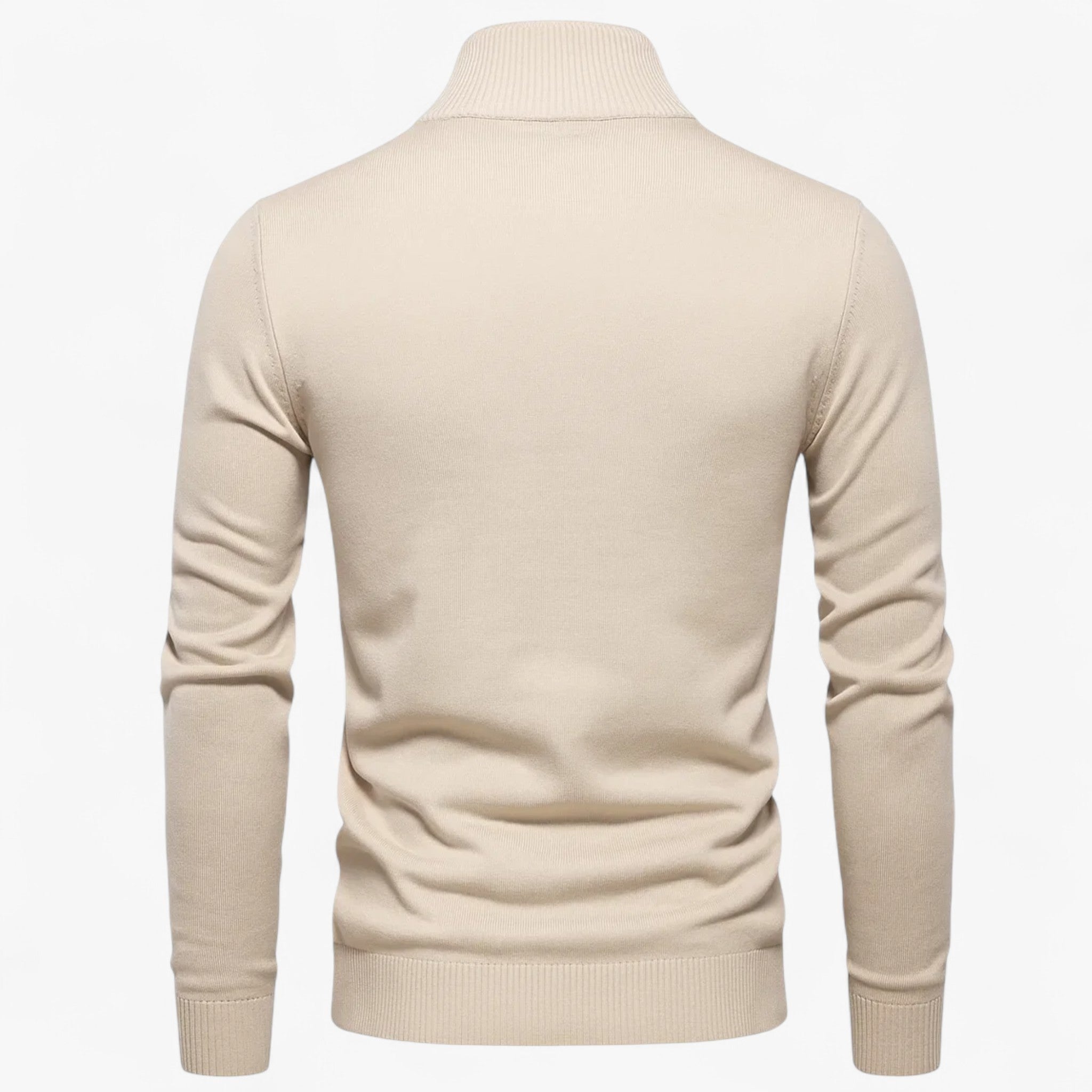 Elegante trui met halve rits voor heren
