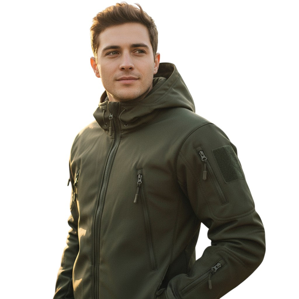 Heren softshell jack