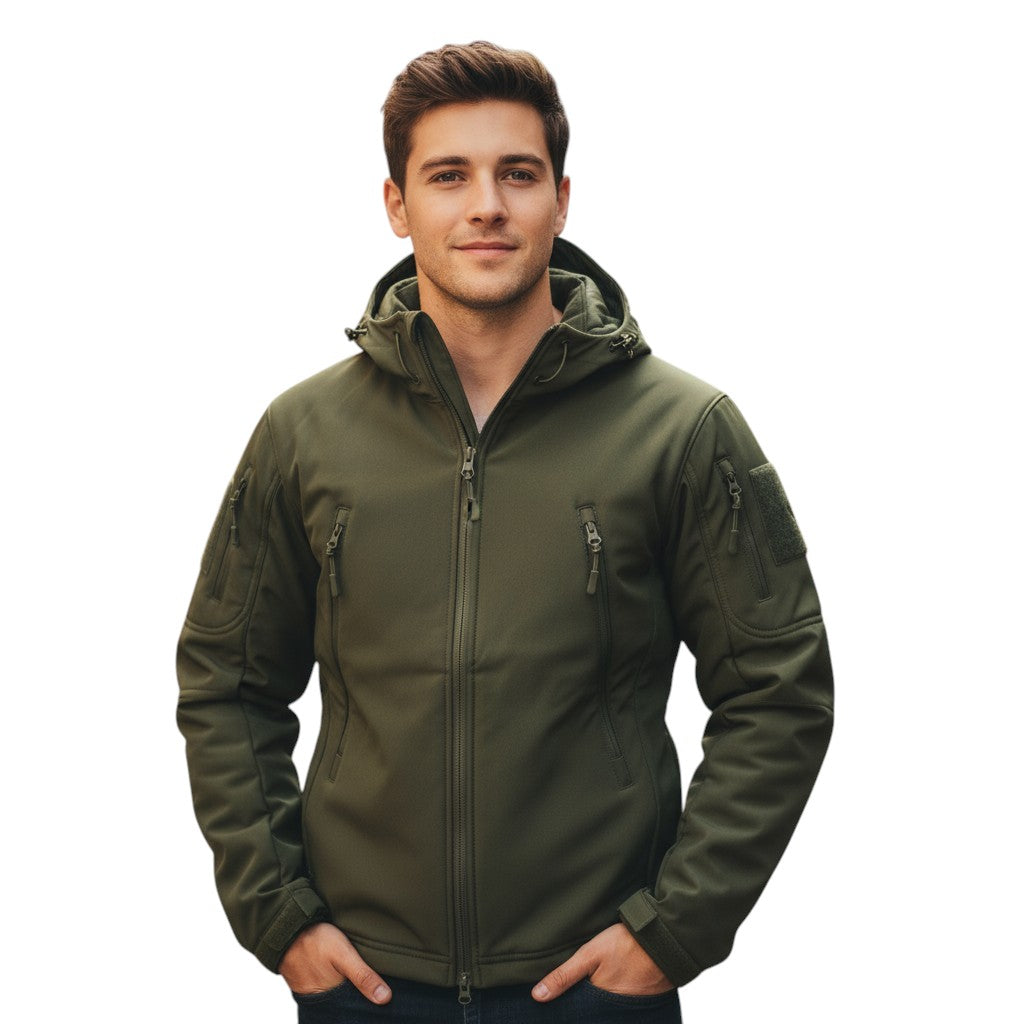 Heren softshell jack