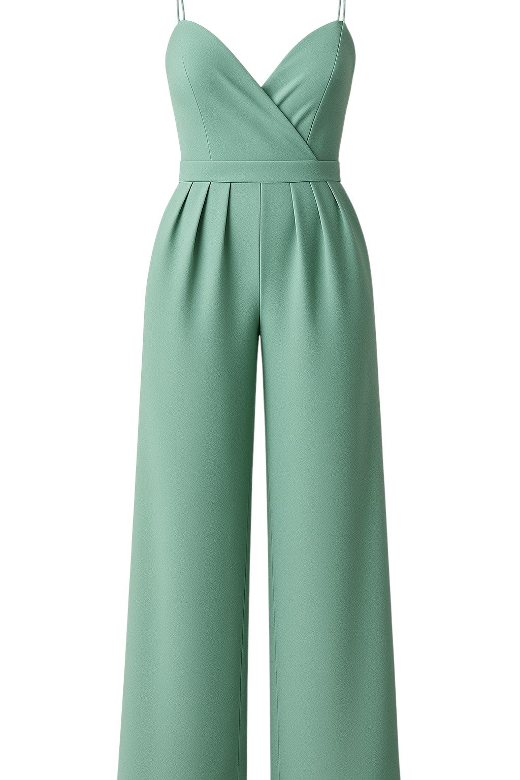 Jumpsuit met Dunne Bandjes en Palazzo Broek
