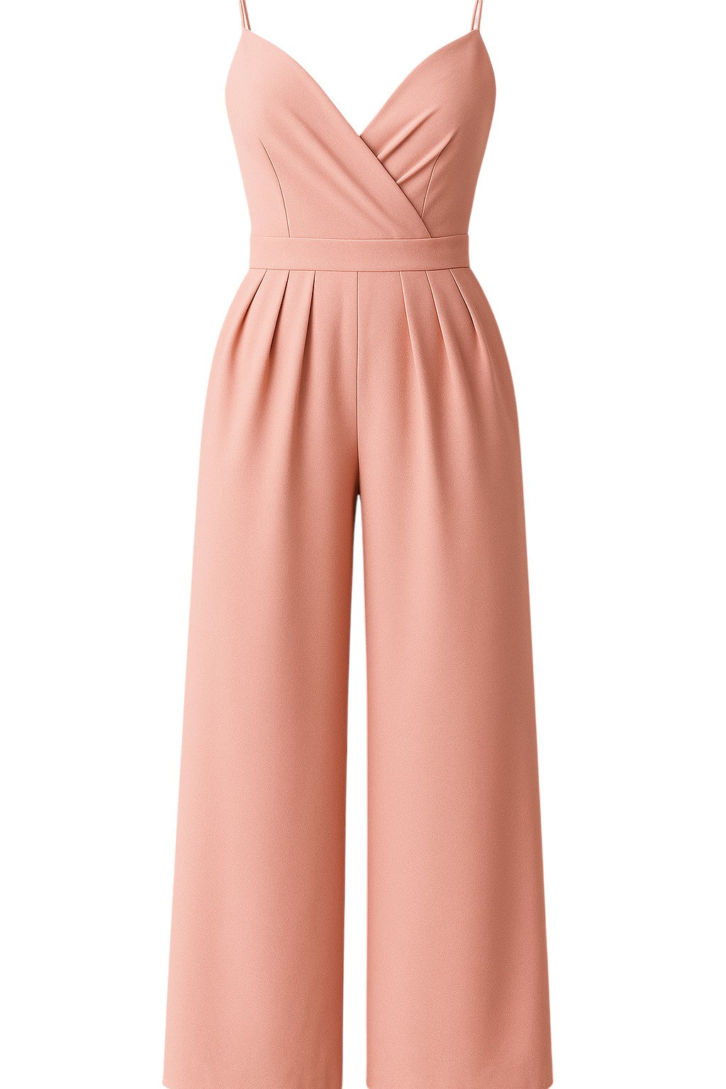 Jumpsuit met Dunne Bandjes en Palazzo Broek