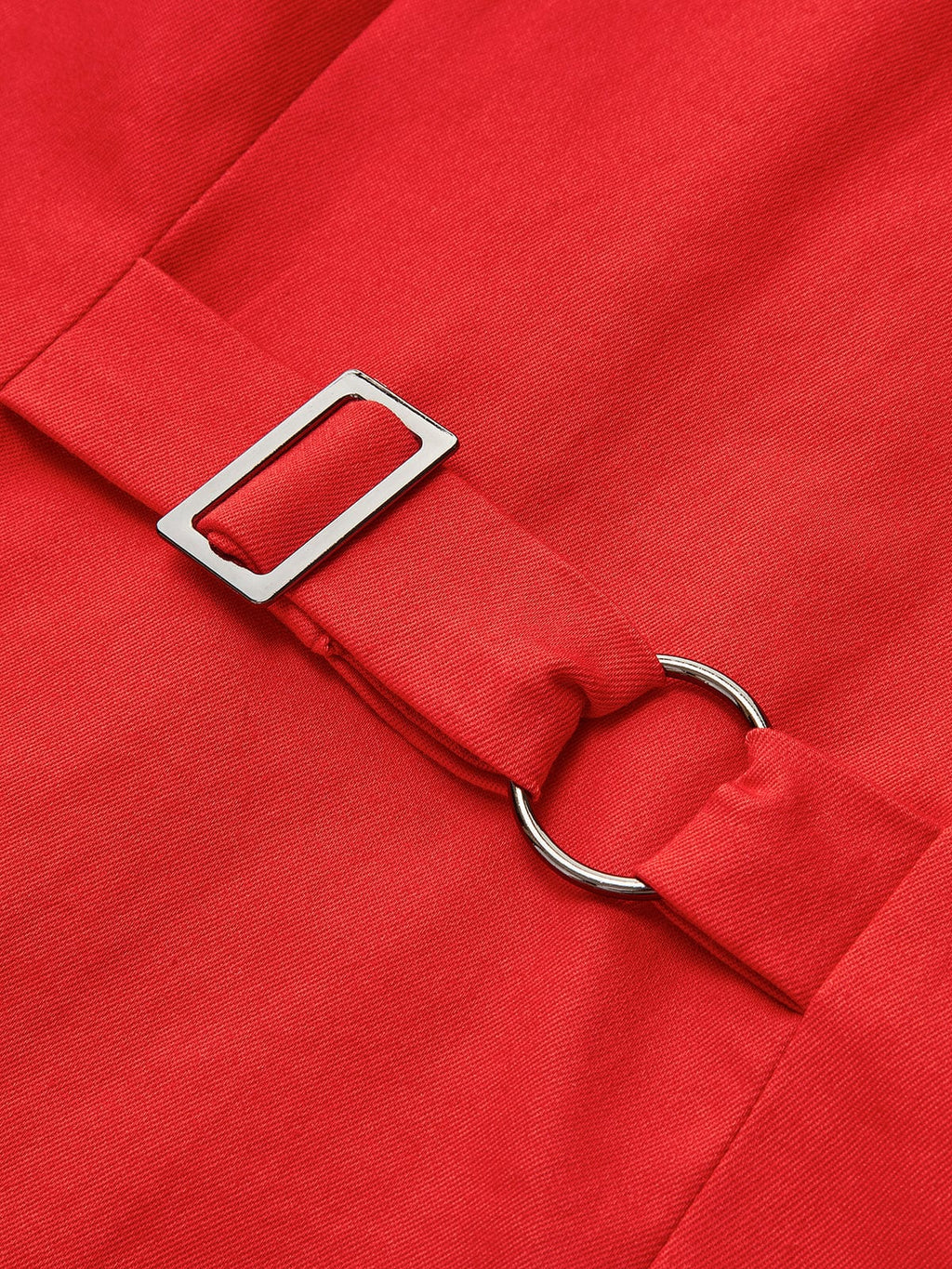 Rode Mouwloze Zomerjurk Dames Katoenen Mini Jurk met