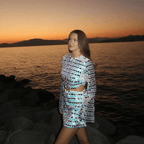 Sequin Co-ord Set Women – Glamour Crop Top