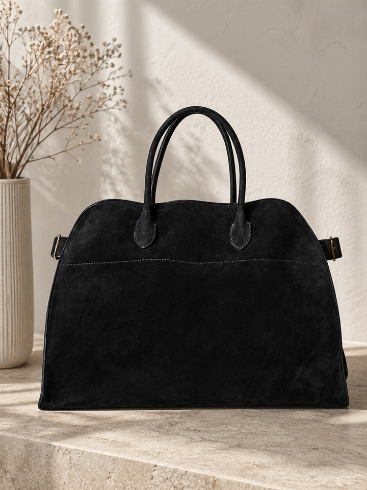 Luxe Leren Handtas Dames Grote Vintage Shopper