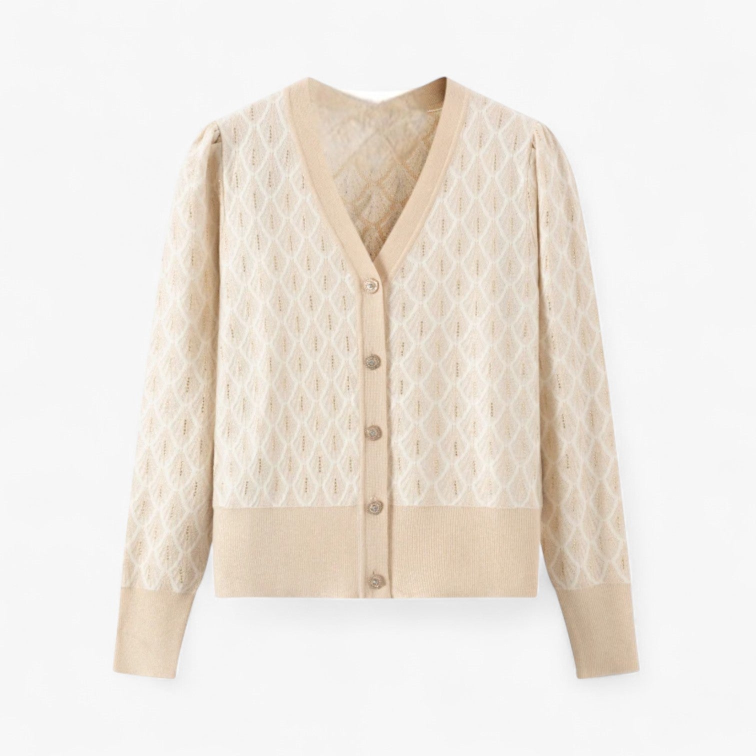 Casual damesvest met pailletten