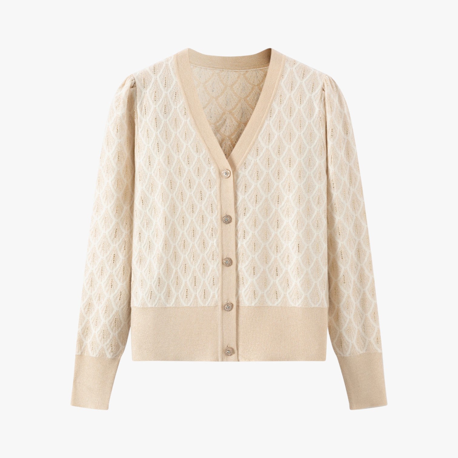 Casual damesvest met pailletten