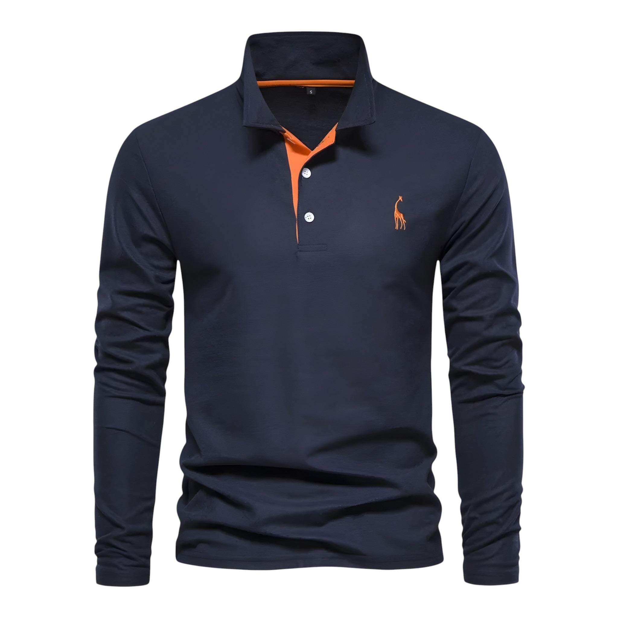 Poloshirt Lange Mouwen Klassieke Stijl Dagelijks Comfort