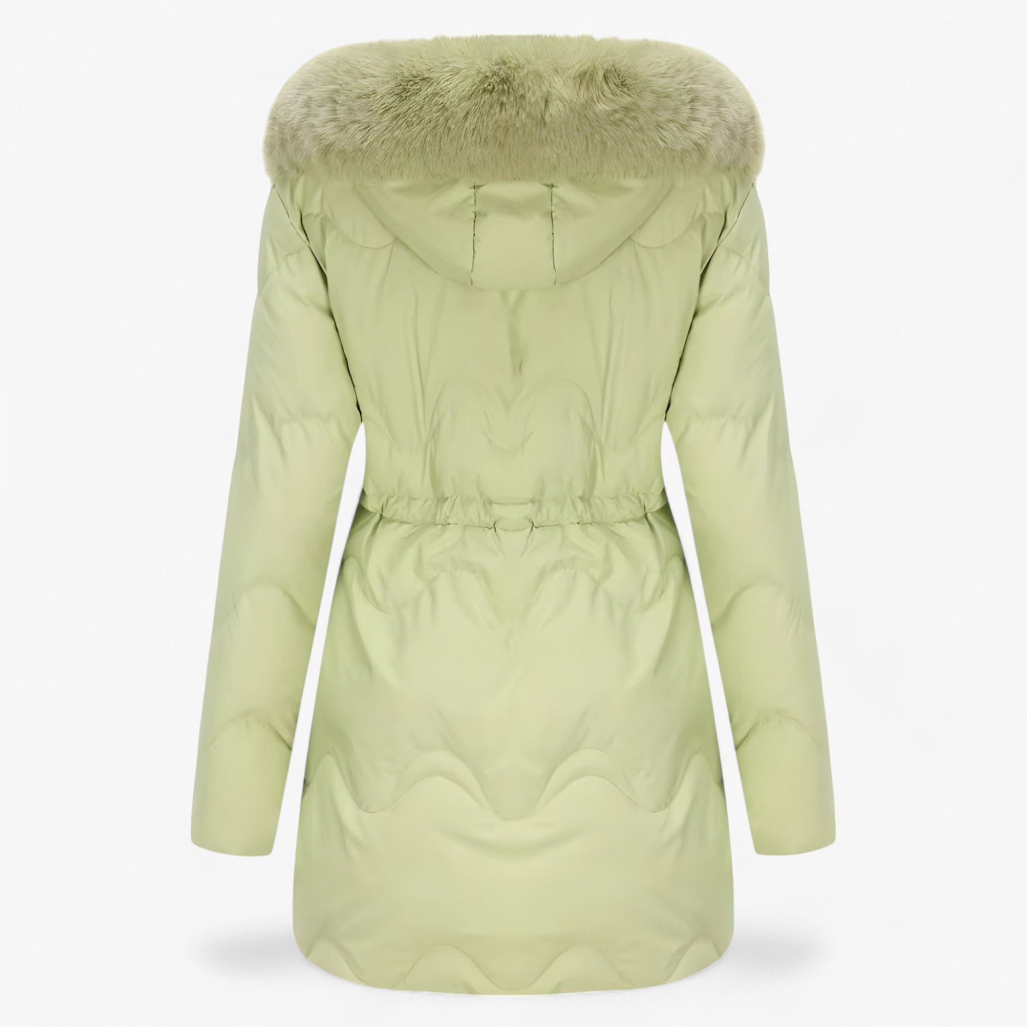 Winterjacke met capuchon en bontvoering voor Dames