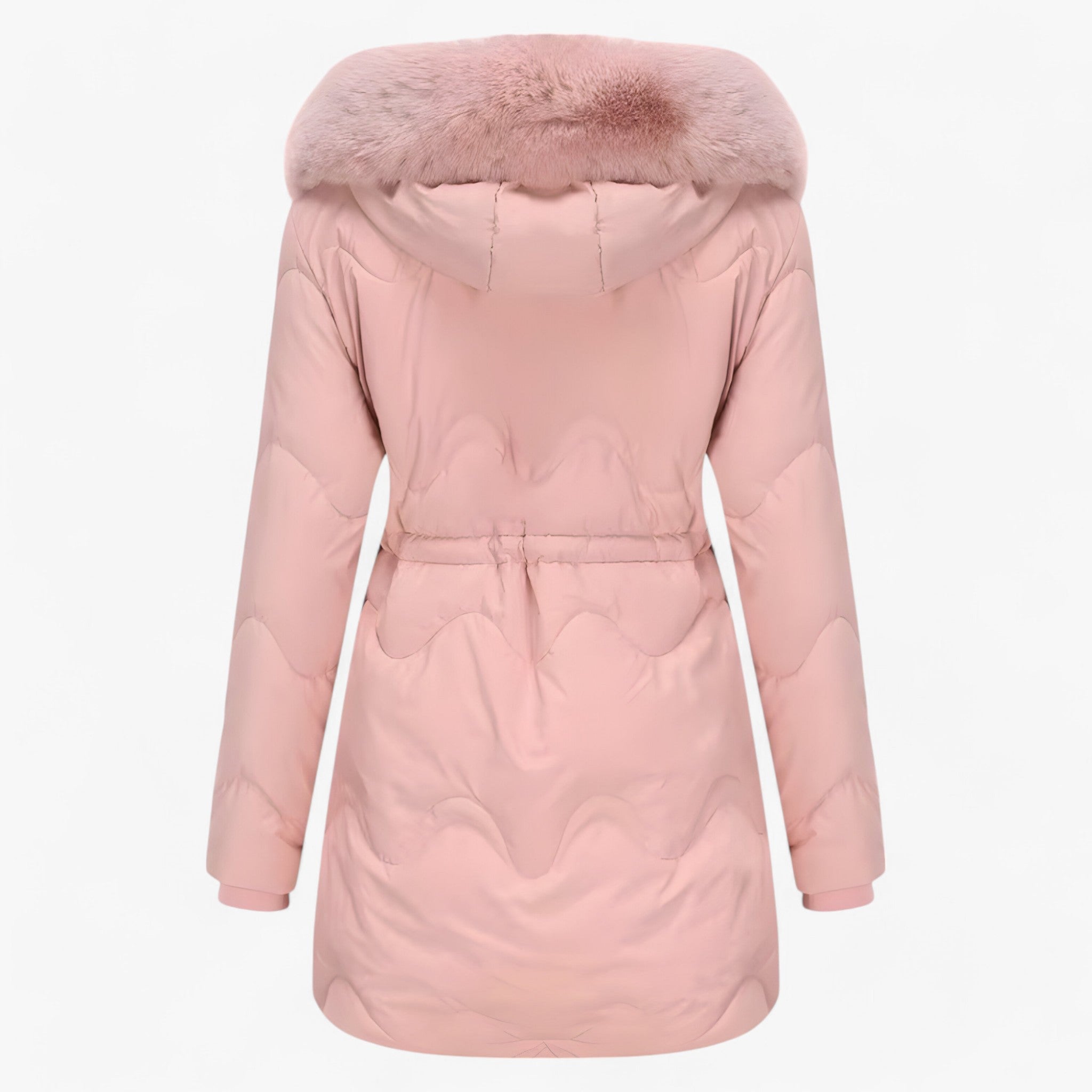 Winterjacke met capuchon en bontvoering voor Dames