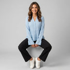 Women's Striped Peplum Blouse Fitted Blouse
