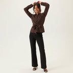 Elegante Dames Blouse met Strikceintuur