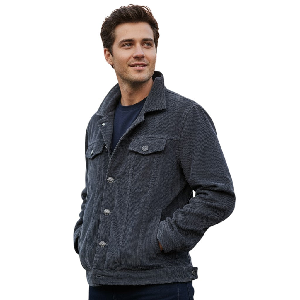 Vintage Herenjacket Ribfluweel