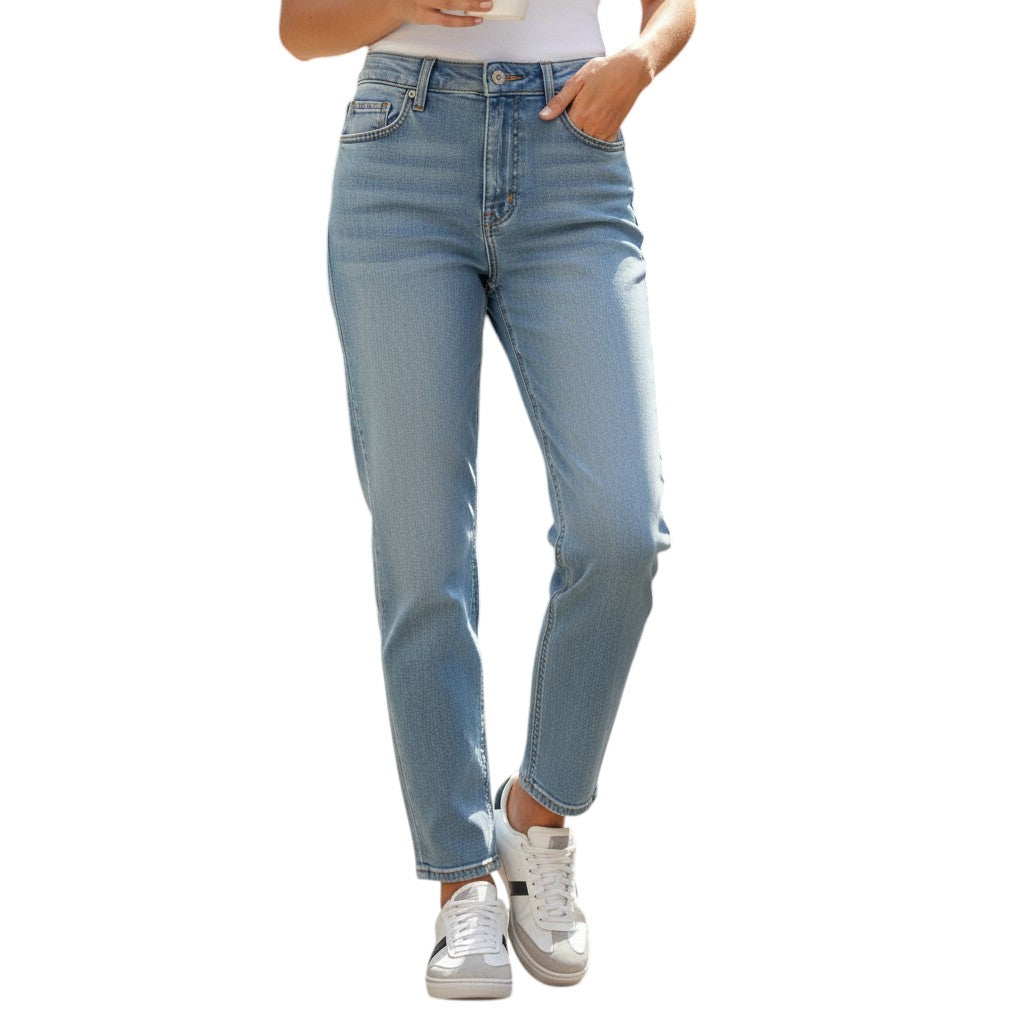 Hoge taille broek rekbaar comfortabel