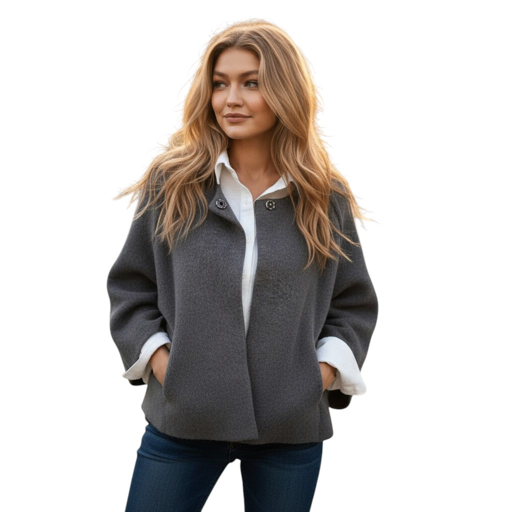 Cashmere Jas Zacht Elegant