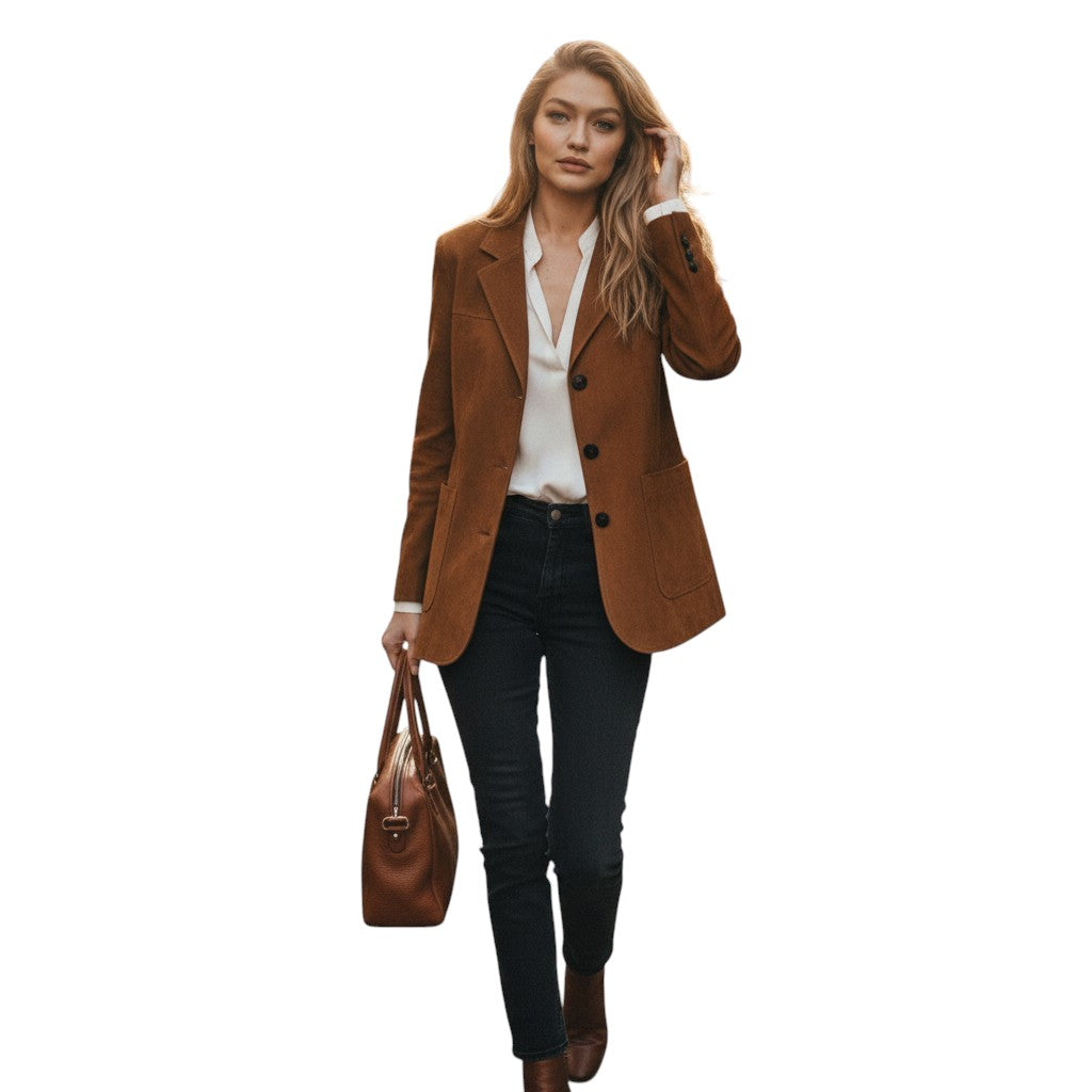 Suède leren jasje maatwerk fit