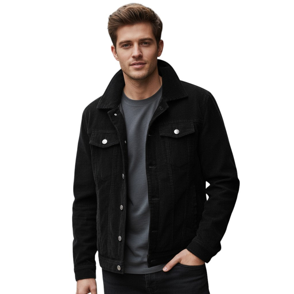 Vintage Herenjacket Ribfluweel