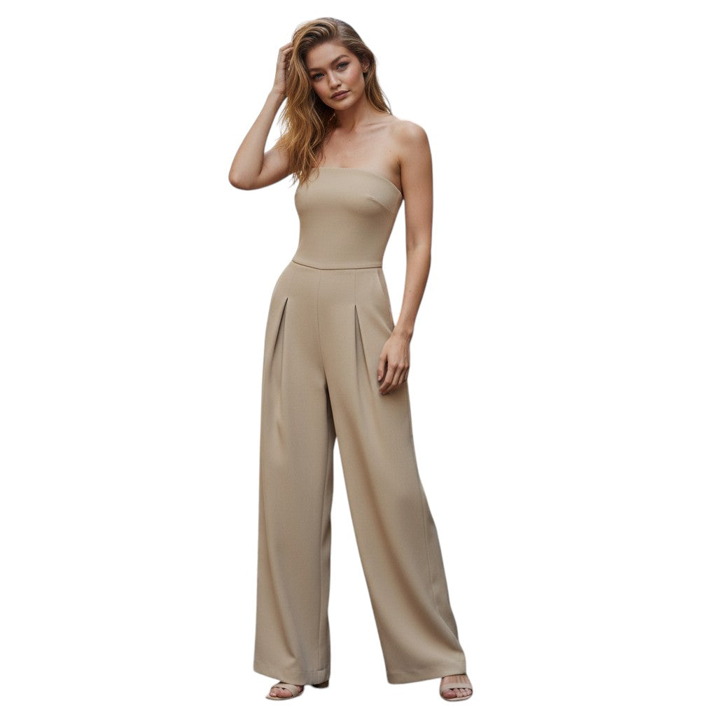 Strapless jumpsuit